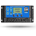 Miniatyrbilde 1 av 5: Solar Laderegulator, 30a Solcellepanel Regulator 12v/24v Pwm Auto Parameter Justerbar LCD-skjerm Solcellepanel