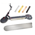 Miniatyrbillede 3 af 5: Elektrisk Scooter Chassis Skjold Scooter Batteri Bunddæksel Beskyttelse Rustfrit Stål Plade Skridplade til Scooter Num.9 MaxG30 (Sort)