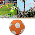 Miniatyrbillede 3 af 5: Curve And Swerve Fodbold, Fodboldlegetøj, Curve Fodbold, Størrelse 4 Swerve Fodbold til Børn, Spark Med Skru Som De Professionelle, Gave til Baghaveleg TBX