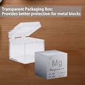 Miniatyrbilde 4 av 5: 1 Tomme Magnesiumkube Metall, Høy Densitet Elementkube Rent Metall, for Elementsamlinger Lab Eksperiment Materiale
