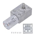 Pikkukuva 1 / 5: DC-matomadinvaihdemoottori 2W Nopeuden säätely Eteenpäin ja taaksepäin kiertävä matomadinvaihdemoottori DC24V 0?10RPM minuutissa