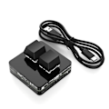 Miniatyrbillede 2 af 5: Custom Mini Tastatur 2 Taster Rgb Makro Osu Tastatur Programmerbar Mekanisk Tastatur Til Gaming Arbejde