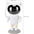 Miniatyrbilde 2 av 5: 2025 Egnet Astronaut LED Stjerneprojektor, 3D Stjerneprojektor Lys LED Atmosfærisk Nattlys Astronaut Projektor med Innendørs Soveromsdekor