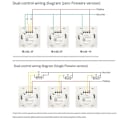 Miniatyrbillede 5 af 5: Tuya Smart Switch Wifi og Rf Radiofrekvens Smart Switch Enkelt Nul Brandlinje Universal 3 Switch Hvid