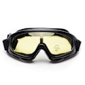 Miniatyrbillede 4 af 5: Skibriller / Snowboardbriller med UV-beskyttelse - Flerfarvet Sort