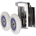Miniatyrbild 3 av 5: 4-pack Duschdörrrullar 2 Upp- och Nerrullar 26mm Zink-legering Duschdörr Ersättningskit