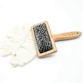 Miniatyrbilde 4 av 4: Rug Tassel Børste Macrame Teppevev Bomullsrep Vevkamb Kjæledyr Dematting Åpen Knute C Banmo