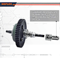 Miniatyrbilde 2 av 5: 6878 Slurekoblingsenhet med 32 Pitch 15T/17T/19T Pinjongdrevsett for Traxxas Slash 4X4/ Stampede 4X4/Rustler 4X4