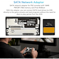 Miniatyrbilde 2 av 5: SATA Grensesnitt Harddiskadapter for PS2, SATA HDD 2.5 3.5 Nettverkskortadapter, med FMCB V1.966 16MB Minnekort for PS2 Nettverksadapter