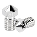 Miniatyrbillede 3 af 5: V5 V6 Nikkelbelagt Dysesæt 0,2 0,3 0,4 0,5 0,6 0,8 1,0mm 1,2mm Til 3D-printer