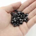 Pikkukuva 5 / 5: 50 KPL M3 x 0,5 mm Nylon Insert Hex Lock -lukkomutterit, musta sinkitty nylonlukkomutterit
