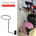 Miniatyrbillede 3 af 5: 2 Pak Motorcykel Tilbehør Hjelmholder Hjelmophæng Stativ Væghængt Krog til Frakker, Hatte, Kasketter