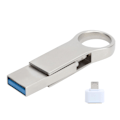 Pikkukuva 2 / 5: 3-in-1 U-levy Avaimenperä Micro USB-muistitikku OTG 256GB Datatallennus Android-puhelimelle
