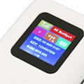 Miniatyrbillede 5 af 5: Bærbar WiFi Hotspot Understøtter 10 Enheder 300Mbps 6000mAh Farveskærm 4G LTE Pocket WiFi Router med SIM-kort Slot YEMMA