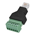 Pikkukuva 3 / 5: Ethernet RJ12 uros - 6-nastainen ruuviliitinadapteri