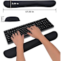 Miniatyrbillede 2 af 5: Tougo Håndledsstøttepude med Memory Foam og Musehåndledsstøttepude til Arbejde Gaming Holdbar & Skridsikker & Komfortabel & Letvægt for Nem Skrivning