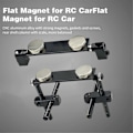Pikkukuva 2 / 5: Litteä magneetti RC-auton koriin asennussarjaan TT01 TT02 1/10 RC kilpa-auto Touring Car Musta