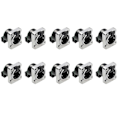 Miniatyrbilde 1 av 5: 10 stk. Ethernet Rj45 Chassis Socket NE8FDP Ethernet Gjennomgangskontakt IP65 Vanntett D