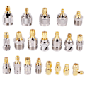 Miniatyrbilde 1 av 5: SMA til SMA BNC N F UHF Type Koblingssett RF Adapter 20 Typer, SMA Hunn til F Hann, SMA Hunn til F Hunn