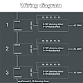 Miniatyrbillede 4 af 5: DC 0-10V Dimmer Switch Serieforbindelig Synkronstyring ON/Off til 0/1-10V Dæmpbare LED-drivere Elektronisk