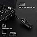 Miniatyrbilde 2 av 5: 2500mbps Ethernet Usb 3.0 Til Rj45 Ekstern Kablet Nettverkskort Konverter Ethernet Lan Adapter Hub Fo FT
