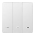 Miniatyrbillede 3 af 5: Tuya Smart Switch Wifi og Rf Radiofrekvens Smart Switch Enkelt Nul Brandlinje Universal 3 Switch Hvid