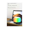 Miniatyrbild 2 av 5: Bluetooth 5.2 Datorhögtalare Bluetooth-högtalare Bluetooth-högtalare Andningslampa Transparent Lapt