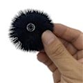 Miniatyrbillede 5 af 5: 1 stk. Mikrofon Vindskærm Udendørs Cover Vindskærm Muff Vindskærm til MIC Sender Trådløst System Sort