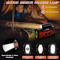 Miniatyrbilde 5 av 5: Nødradio, Håndsveiv Solenergi, 4000mah Bærbar Væradio, Væradio, Utendørsradio Med Lommelykt Og Bevegelsessensor Leselys
