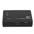 Miniatyrbild 4 av 5: 8K HD Switch 3 In 1 Ut 40Gbps Snabb Stabil Fjärrkontroll Plug and Play HD Multimedia Switch för TV Projektor PC YEMMA
