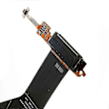 Pikkukuva 3 / 4: OEM Latausportti Dock-liitin Flex-kaapeli Yhteensopiva Samsung Galaxy Note 10.1 N8000