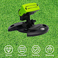 Miniatyrbilde 5 av 5: Vannspreder for plen, automatisk svingbar sprinkler med oppgradering til 16 utløp, multifunksjonell plen sprinkler for hagevanning, plenpleie, tak