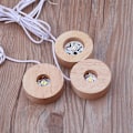 Miniatyrbillede 3 af 5: LED Rund Form Hvidt Lys Stand Base Til Krystaller/glas Resin Kunst Ornament