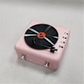 Miniatyrbild 4 av 5: Retro Högtalare Bärbar Bluetooth Högtalare Subwoofer Ljudlåda För Kontor Utomhus Hemspelare Vit