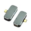 Miniatyrbillede 3 af 5: PC Computer Type-C Udvidelseshub 3.55mm Jack PD100W USB3.0/USB2.0/USB3.1 -Kompatibel USB Extender Y