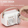 Pikkukuva 3 / 5: Ulkokaiuttimet Creative Retro Langaton Bluetooth-kaiutin Mini Kannettava Matkapuhelin Nostalginen Subwoofer Ulkokäyttöön Kannettava Pieni Äänentoistolaite