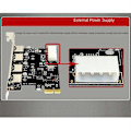 Miniatyrbillede 4 af 5: 4 Port USB 3.0 PCI-E Udvidelseskort PCI Express PCIe USB 3.0 Hub Adapter 4-Port USB3.0 Controller