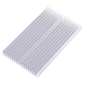 Pikkukuva 2 / 5: 100*60*10mm DIY Jäähdytin Alumiiniritilä Jäähdytyselementti Siru IC LED Tehotransistorille YEMAA