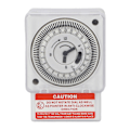 Miniatyrbilde 1 av 5: Mekanisk tidsbryter 24 timers syklus 15 minutters intervall Klokketype Nøyaktig industriell timer Tidsbryter AC220V