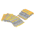 Miniatyrbillede 5 af 5: 2600 stk. 130 Værdier 1/4w 0.25w 1% Metalfilmmodstande Assorteret Pakke Sæt Lot Modstande Assortimentssæt
