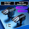 Miniatyrbillede 3 af 5: G21 Mobiltelefon Spil Trigger til PUBG Gaming Controller L1 R1 Alloy Key Button til IPhone Android G
