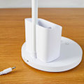 Miniatyrbillede 4 af 5: LED Bordlampe, 3 Farvetemperatur Øjenbeskyttelse Skrivebordslampe med Penholder Funktion, Touch Kontrol Lysstyrke Opladning Lærings Skrivebordslampe, Børn D
