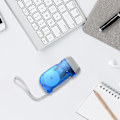 Miniatyrbilde 3 av 5: Håndpresset LED-lommelykt Lantern Dynamo Mini Lommelykt LED Nød Hjem Dynamo Lommelykt Selvladende Håndlys