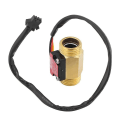 Miniatyrbillede 4 af 5: 1 stk. -b1 Turbine Vandstrømssensor G1 / 2 Tommer Elektromagnetisk Messing Inline Hall Switch Han