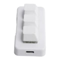 Miniatyrbilde 2 av 5: Hvit Mini 3-tasters tastatur ABS Bluetooth-mottaker USB Komfortabel håndfølelse Programmering LED Gaming-tastatur for hjemmebruk