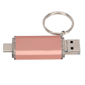Miniatyrbild 3 av 5: USB-minne med nyckelring Metall U Disk Vattentät Hög Hastighet 3.0 Typ C Micro USB 3 i 1 64GB YEMMA