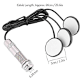 Miniatyrbilde 4 av 5: Gitar Pickup 3x Piezo Pickup Transducer for Akustisk Gitar Ukulele Mandolin Instrumenter