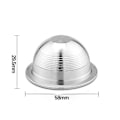 Miniatyrbillede 4 af 5: 3 stk. Genanvendelige Kapsler i Rustfrit Stål Velegnet til Vertuo Vertuoline Kaffe Filter 70ML