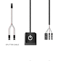 Miniatyrbillede 2 af 4: Bærbar tænd/sluk pc-strømknap-switch-kabel til stationære computere, forlængerledning 400 cm, multifarvet
