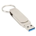 Miniatyrbild 1 av 5: Nyckelring USB-minne 2 i 1 OTG USB3.0 TILL USB C Mobiltelefon Dator Dubbel Användning 360 Rotation U Disk 64GB YEMMA